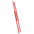 Dwuelementowa, rozsuwana, dielektryczna drabina przystawna Stabilo Krause 2x8 szczebli 815699 wysokość robocza 4,95 m