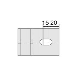 Kotwa ścienna regulowana 189 - 253 mm 835246 do drabin stalowych i aluminiowych