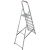 Drabina Krause Corda 7 stopni 000743 aluminiowa drabina jednostronna wysokość robocza 3,45m