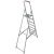 Drabina Krause Corda 8 stopni 000767 aluminiowa drabina jednostronna wysokość robocza 3,65m