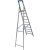 Drabina Krause STABILO 10 stopni 124562 jednostronna drabina aluminiowa wysokość robocza 4,35m