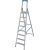Drabina Krause STABILO 8 stopni 124555 jednostronna drabina aluminiowa wysokość robocza 3,90m