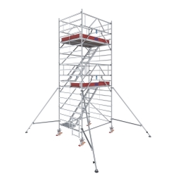 Rusztowanie aluminiowe - schodnia Stabilo 5500 Krause 789020P  wysokość robocza  6,30m 