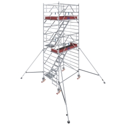 Rusztowanie aluminiowe - schodnia Stabilo 5500 Krause 789020P  wysokość robocza <b> 6,30m </b>